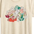 thumbnail image 3 of Alice in Wonderland - Hatter and Hare Daisy - Women's Short Sleeve Graphic T-Shirt, 3 of 5