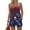 Blue, variant on 4th of July Two Piece Sets for Women USA Flag Sleeveless Tank Top Patriotic Short Sets Independence Day Square Neck Stars Stripes Clothes with Pockets Dark Blue XL