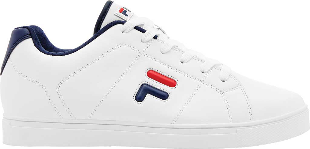 Men's Fila Charleston Low Top Sneaker White/Fila Navy/Fila Red 10.5 - Walmart.com