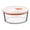 Orange, variant on Gnwei Glass Casserole Dish with Lid, Extra Large Oval Glass Baking Pan, Heat-Resistant Covered Lasagna Cookware, Clear Deep Food Container, Mixing Bowl for Cooking, Oven&Microwave Safe