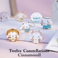 thumbnail image 2 of Broche Kawaii Sanrio Cinnamoroll, 12 Constelaciones, insignia de Metal, cosas, Y2k Leo Libra, Pin de dibujos animados, accesorios para mochila, 2 of 4
