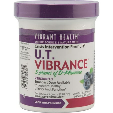 Vibrant Health Urinary Tract Biotic Powder, Blueberry, 2.02