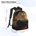 thumbnail image 4 of Gaeub Lakeside Flower Field Cat School Backpack Waterproof Bookbag for Men Women College High School Bags, 4 of 8