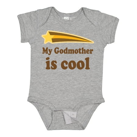 

Inktastic My Godmother is Cool Godson Gift Baby Boy Bodysuit