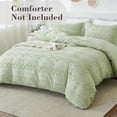thumbnail image 3 of Duvet Cover Set Twin, Tufted Twin Comforter Cover Set, Boho Embroidery Bedding, 3 of 7