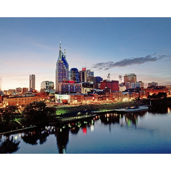 Print: Skyline, Nashville, Tennessee, 2008