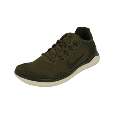 Nike Men's Free Rn 2018 Running Shoe (9, Cargo Khaki/Black-Sequoia)