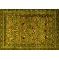 thumbnail image 1 of Ahgly Company Indoor Rectangle Oriental Yellow Traditional Area Rugs, 2' x 5', 1 of 4
