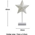 thumbnail image 6 of Vorkoi Star Table Lamps Warm White LED Night Light Battery & USB Operated Creative Desk Lamp Mood Light for Wedding Home Bedroom Party Decoration, 6 of 6
