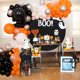 thumbnail image 3 of Kit de arco con forma de globo Paeyeq naranja/negro, 113 piezas, para decoración de fiestas, 3 of 9