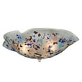 thumbnail image 3 of Meyda Tiffany 120080 18.25" W Organic Slumped Fused Glass Flush Mount Ceiling Fixture -, 3 of 5