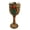 Winged Scarab, variant on Ebros Ancient Egyptian Wine Goblet in Golden Hieroglyphic Design with Gods of Egypt Face 6oz 7" Tall (Nefertiti)
