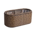 thumbnail image 2 of Tong Natural Wicker With Liner Handwoven For Indoor And Outdoor Use Perfect For Home Cottage & Garden, 2 of 6
