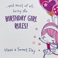 thumbnail image 3 of American Greetings Birthday Card for Girl (Birthday Rules), 3 of 3