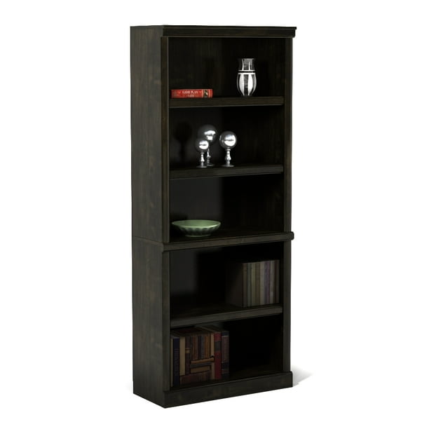 Better Homes & Gardens 71" Ashwood Road 5 Shelf Bookcase, Black