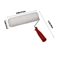 thumbnail image 3 of WIZUTIZ Paint Roller Paint Roller For Painting Walls Cabinet Doors Paint Roller Brush Paint Roller Including Tray Paint Set For House Painting Home Supply Machine Washable Holiday Saving, 3 of 5