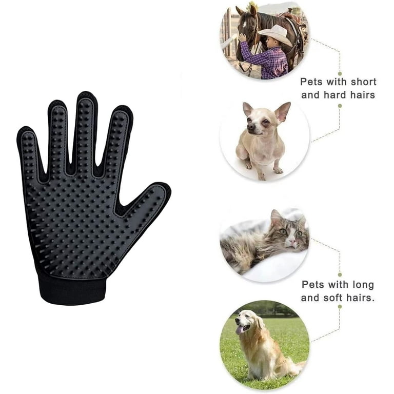 Silicone pet brush Glove Deshedding Gentle Efficient Pet Grooming Dogs Bath Pet  cleaning Supplies Pet Dog – plentifultravel