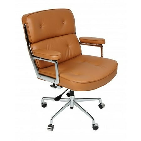 Mid Century Modern Double Paded Tufted Tan Office Chair Canada Mid Century Modern Double Paded Tufted, Eames Style Office Chair Tan