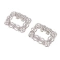 thumbnail image 4 of 2x Crystal Shoe Clip Shoes Buckles, Vintage Wedding, 4 of 8