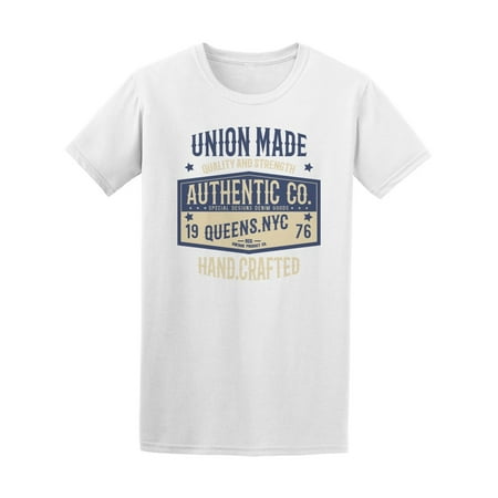 Authentic Mate - Union Made Authentic Co Nyc Tee Men's -Image by Shutterstock