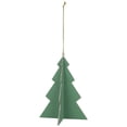 thumbnail image 2 of Northlight 3D Glittered Tree Christmas Ornament - 5.25" - Green, 2 of 4