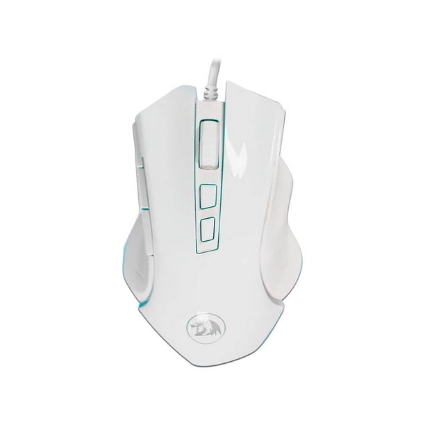 Mouse Gamer Redragon M607 GRIFFIN, hasta 7,200 dpi, RGB. Color Blanco. Redragon M607W