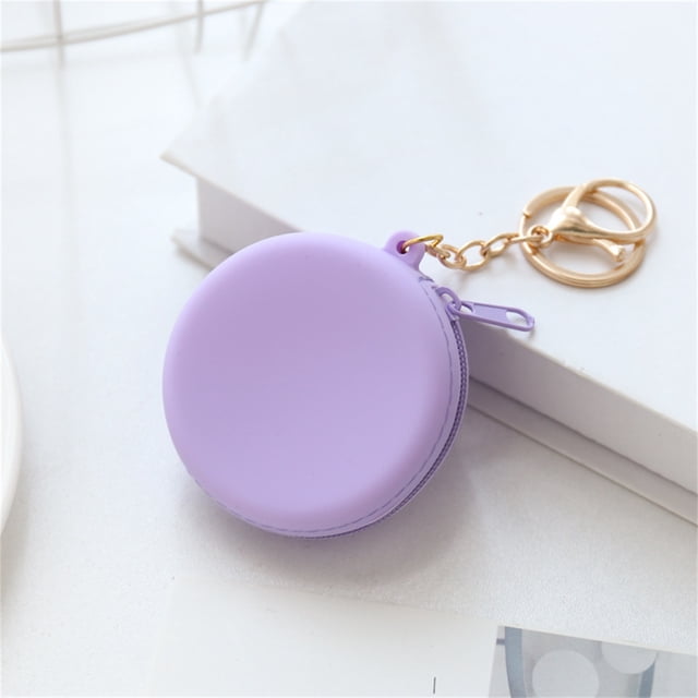 Women Change Wallet Coin Purse Silicone Cute Zipper Closure Gift Choice Women Change Pouch Wallet For Lipstick Keys