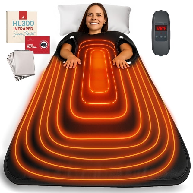Manta de sauna infrarroja American Wellness HL300 178 x 79 cm 120 V