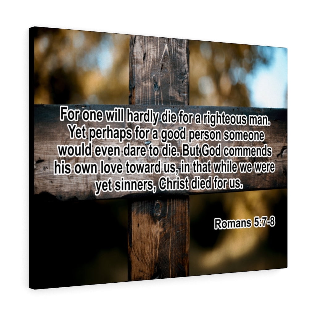 Scripture Walls Christ Died For Us Romans 578 Wall Art Christian Home