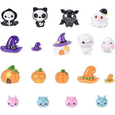 

12Pcs Halloween Ornaments Micro Landscape Ornaments Halloween Doll House Decorations