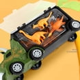thumbnail image 3 of Dinosaurio Transportador De Juguete Con 6 Dinosaurios De Juguete Realistas, Colección De Niños, Juguetes De Almacenamiento, Regalo De Camión Para Cumpleaños De Navidad seitruly HA046142-02, 3 of 6