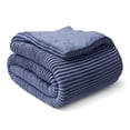 thumbnail image 6 of Mainstays Kids Light Purple Solid Plush Ribbed Corduroy Comforter Set, Twin, 2 Pieces, 6 of 8