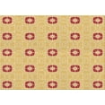 thumbnail image 1 of Ahgly Company Indoor Rectangle Patterned Pumpkin Orange Area Rugs, 5' x 7', 1 of 6