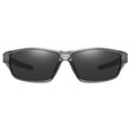 thumbnail image 2 of Full lens Polarized Reading Sunglasses for Men Driving Running Sports Reader Square UV Protection Style Unisex, 2 of 3