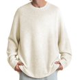 thumbnail image 2 of StSilkitty Long Sleeve T-Shirts for Men Loose Casual Crew Neck Pullover Tops Lightweight Comfy Breathable Shirts, 2 of 8