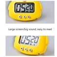 thumbnail image 2 of Kitchen Timer, Cute Cartoon Animal Countdown Timer, Digital Cooking Timer with Magnetic, LCD Large-Screen Visual Clock, Hangable Alarm Clock with Stand，for Cooking Bake Sport Game(Chick), 2 of 6