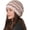 Beige, variant on Womens Fashion Slouchy Beanie Hats Winter Soft Warm Knit Beret Skull Cap Long Baggy Cable Knitted Hat Cancer Headwear