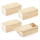 thumbnail image 1 of Paquete 4 Cajas Almacenamiento Madera Sin Terminar con Tapa Deslizante,Estuche para Recuerdos Vintage,Contenedor para Tarjetas,Caja de Regalo Pequeña para Pasatiempos Artísticos, 1 of 5