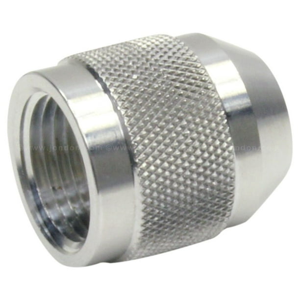 1Pc Aluminium Static Mixer Retaining Nut, Fine Thread