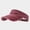 Burgundy, variant on Unisex Visor Hat Washed Cotton Adjustable Sun Cap Outdoor Golf Sun Visor