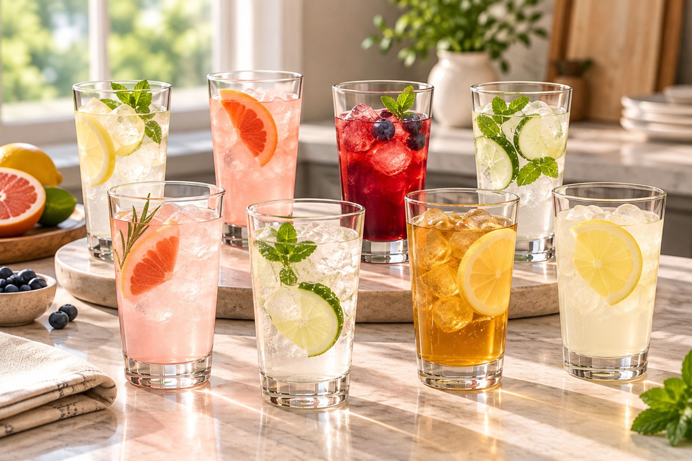 Mainstays Tennyson Glass Drinkware Set, 12 Pieces photo 7