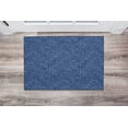 thumbnail image 4 of Linon Home Décor Washable Fuller Area Rug or Runner Collection, Blue and Ivory, 2' x 3', 4 of 8