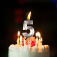 thumbnail image 2 of WMQPNNS New Trending Birthday Candles Extended Big Number Candle Multicolor 3D Design Cake Topper Decoration for Any Celebration Todays Deals Clearance Sale, 2 of 9