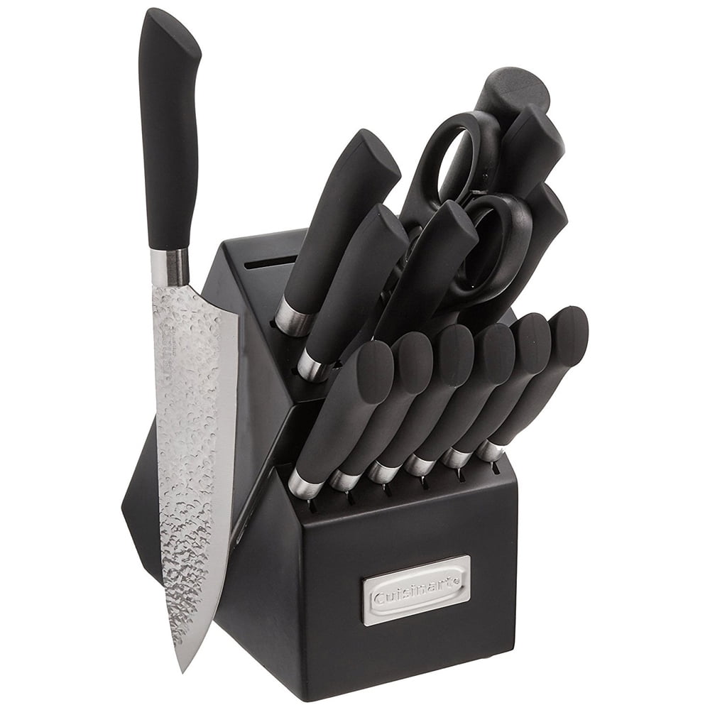 cuisinart sharpening 15 piece knife block set