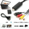 thumbnail image 6 of USB 2.0 Capture Card Video TV DVD VHS Audio Capture Card 3 in 1 Adapter, 6 of 7