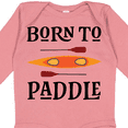 thumbnail image 4 of Inktastic Kayaking Born to Paddle Kayak Boys or Girls Long Sleeve Baby Bodysuit, 4 of 5