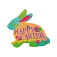 thumbnail image 2 of Velvet Easter Bunny Shaped Welcome Mat for Indoor Outdoor Use with Absorbent Non- Rug featuring Delightful Holiday Design and Practical Doorway, 2 of 6