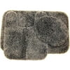 Canopy Three Piece Bath Rug Set, Gray