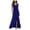 Blue, variant on Yindaity Long Black Evening Gowns for Women Formal Dresses for Women Evening Party Elegant V Neck Sleeveless Split Wrap Blue,M