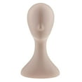 thumbnail image 2 of BELOVING Pro Female Mannequin Manikin Head Hair Glasses Display Model Stand Beige Skin Color, 2 of 10